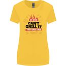 If Dad Cant Grill It No One Can Funny BBQ Womens Wider Cut T-Shirt Yellow