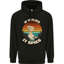 If Flies it Spies Conspiracy Theory Birds Funny Childrens Kids Hoodie Black