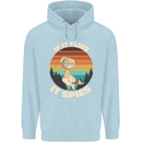 If Flies it Spies Conspiracy Theory Birds Funny Childrens Kids Hoodie Light Blue