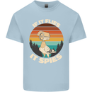 If Flies it Spies Conspiracy Theory Birds Funny Kids T-Shirt Childrens Light Blue