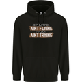 If Mud Aint Flying Motocross Biker 4X4 Childrens Kids Hoodie Black