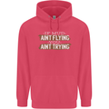 If Mud Aint Flying Motocross Biker 4X4 Childrens Kids Hoodie Heliconia