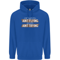 If Mud Aint Flying Motocross Biker 4X4 Childrens Kids Hoodie Royal Blue