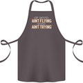 If Mud Aint Flying Motocross Biker 4X4 Cotton Apron 100% Organic Dark Grey