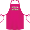If Mud Aint Flying Motocross Biker 4X4 Cotton Apron 100% Organic Pink