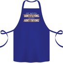 If Mud Aint Flying Motocross Biker 4X4 Cotton Apron 100% Organic Royal Blue