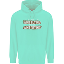 If Mud Aint Flying Motocross Biker 4X4 Mens 80% Cotton Hoodie Peppermint