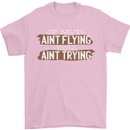 If Mud Aint Flying Motocross Biker 4X4 Mens T-Shirt 100% Cotton Light Pink