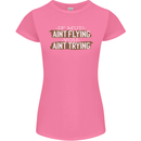 If Mud Aint Flying Motocross Biker 4X4 Womens Petite Cut T-Shirt Azalea
