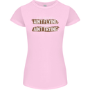 If Mud Aint Flying Motocross Biker 4X4 Womens Petite Cut T-Shirt Light Pink