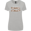If Mud Aint Flying Motocross Biker 4X4 Womens Wider Cut T-Shirt Sports Grey