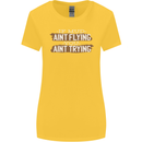 If Mud Aint Flying Motocross Biker 4X4 Womens Wider Cut T-Shirt Yellow