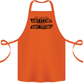 If Mud Aint Flying Motocross MotoX 4X4 Cotton Apron 100% Organic Orange