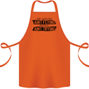 If Mud Aint Flying Motocross MotoX 4X4 Cotton Apron 100% Organic Orange