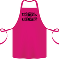 If Mud Aint Flying Motocross MotoX 4X4 Cotton Apron 100% Organic Pink