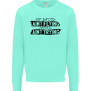 If Mud Aint Flying Motocross MotoX 4X4 Kids Sweatshirt Jumper Peppermint