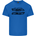 If Mud Aint Flying Motocross MotoX 4X4 Kids T-Shirt Childrens Royal Blue