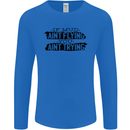 If Mud Aint Flying Motocross MotoX 4X4 Mens Long Sleeve T-Shirt Royal Blue