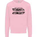 If Mud Aint Flying Motocross MotoX 4X4 Mens Sweatshirt Jumper Light Pink