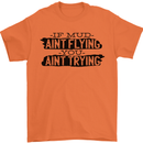 If Mud Aint Flying Motocross MotoX 4X4 Mens T-Shirt 100% Cotton Orange