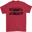 If Mud Aint Flying Motocross MotoX 4X4 Mens T-Shirt 100% Cotton Red