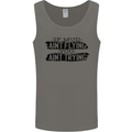 If Mud Aint Flying Motocross MotoX 4X4 Mens Vest Tank Top Charcoal