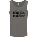 If Mud Aint Flying Motocross MotoX 4X4 Mens Vest Tank Top Charcoal