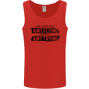 If Mud Aint Flying Motocross MotoX 4X4 Mens Vest Tank Top Red