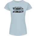 If Mud Aint Flying Motocross MotoX 4X4 Womens Petite Cut T-Shirt Light Blue