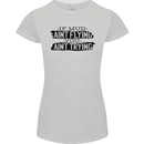 If Mud Aint Flying Motocross MotoX 4X4 Womens Petite Cut T-Shirt Sports Grey