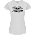 If Mud Aint Flying Motocross MotoX 4X4 Womens Petite Cut T-Shirt White