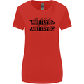 If Mud Aint Flying Motocross MotoX 4X4 Womens Wider Cut T-Shirt Red