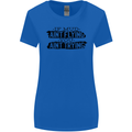If Mud Aint Flying Motocross MotoX 4X4 Womens Wider Cut T-Shirt Royal Blue