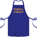 If Mud Aint Flying Motocross Scrambling 4X4 Cotton Apron 100% Organic Royal Blue