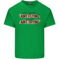 If Mud Aint Flying Motocross Scrambling 4X4 Kids T-Shirt Childrens Irish Green