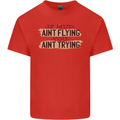 If Mud Aint Flying Motocross Scrambling 4X4 Kids T-Shirt Childrens Red