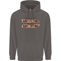 If Mud Aint Flying Motocross Scrambling 4X4 Mens 80% Cotton Hoodie Charcoal