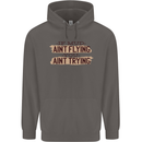 If Mud Aint Flying Motocross Scrambling 4X4 Mens 80% Cotton Hoodie Charcoal