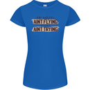 If Mud Aint Flying Motocross Scrambling 4X4 Womens Petite Cut T-Shirt Royal Blue