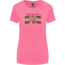 If Mud Aint Flying Motocross Scrambling 4X4 Womens Wider Cut T-Shirt Azalea