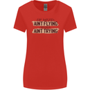 If Mud Aint Flying Motocross Scrambling 4X4 Womens Wider Cut T-Shirt Red
