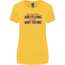 If Mud Aint Flying Motocross Scrambling 4X4 Womens Wider Cut T-Shirt Yellow