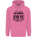 If Papa Cant Fix It Fathers Day Tradesman Mens 80% Cotton Hoodie Azelea