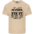 If Papa Cant Fix It Fathers Day Tradesman Mens Cotton T-Shirt Tee Top Sand