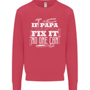 If Papa Cant Fix It Fathers Day Tradesman Mens Sweatshirt Jumper Heliconia