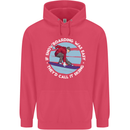If Snowboarding Was Easy Call It Skiing Childrens Kids Hoodie Heliconia
