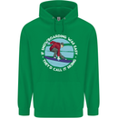 If Snowboarding Was Easy Call It Skiing Childrens Kids Hoodie Irish Green