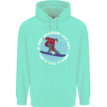 If Snowboarding Was Easy Call It Skiing Childrens Kids Hoodie Peppermint
