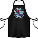 If Snowboarding Was Easy Call It Skiing Cotton Apron 100% Organic Black