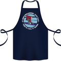 If Snowboarding Was Easy Call It Skiing Cotton Apron 100% Organic Navy Blue